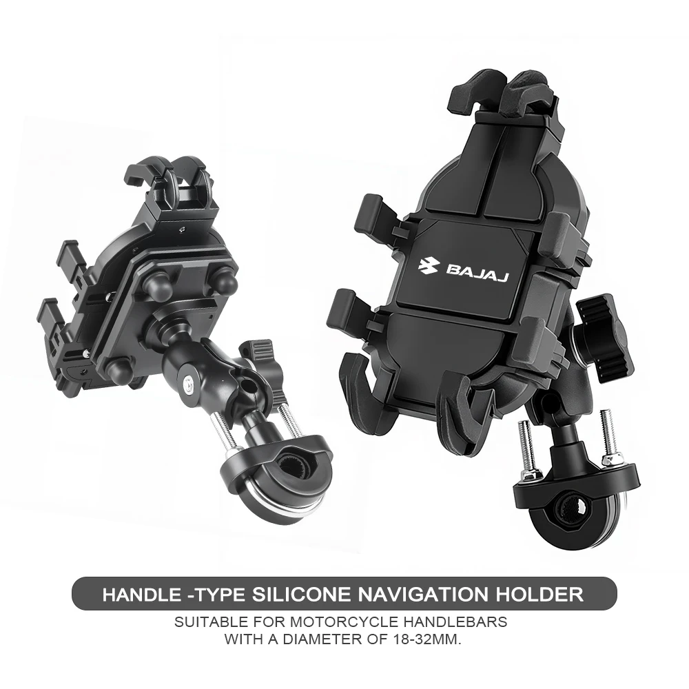 Soporte para teléfono de motocicleta, resorte absorbente de golpes, antivibración, para Bajaj Dominar 400 Dominar250 Pulsar Touring200 ns200 tvs