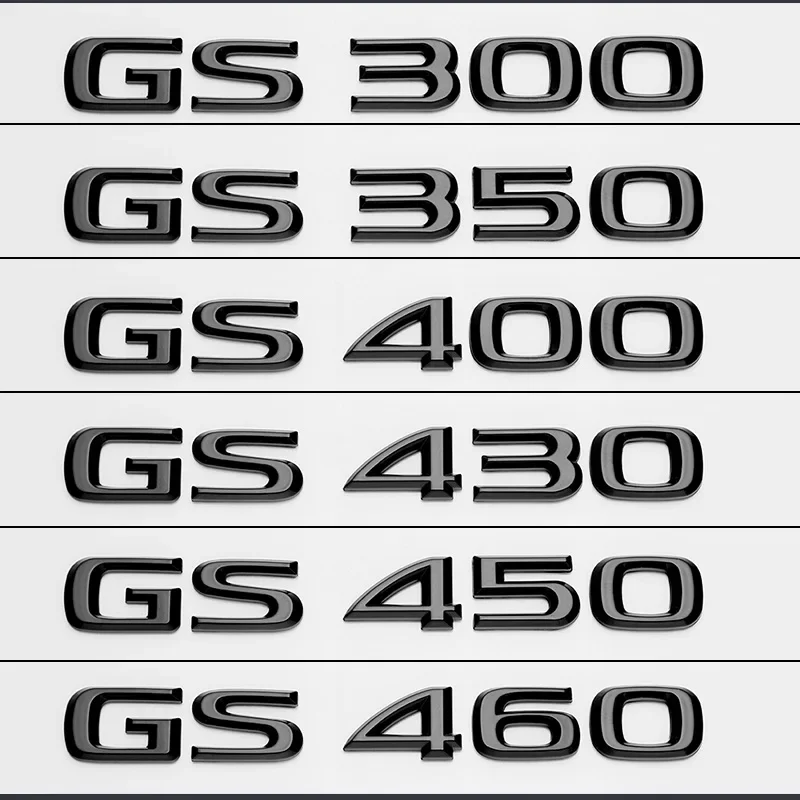 FOR Lexus ES200 ES260 IS250 GS300 GX400 NX300 RX350 RX450h LX570 LM350 LS600h Rear Trunk logo ABS modified upgraded letter logo