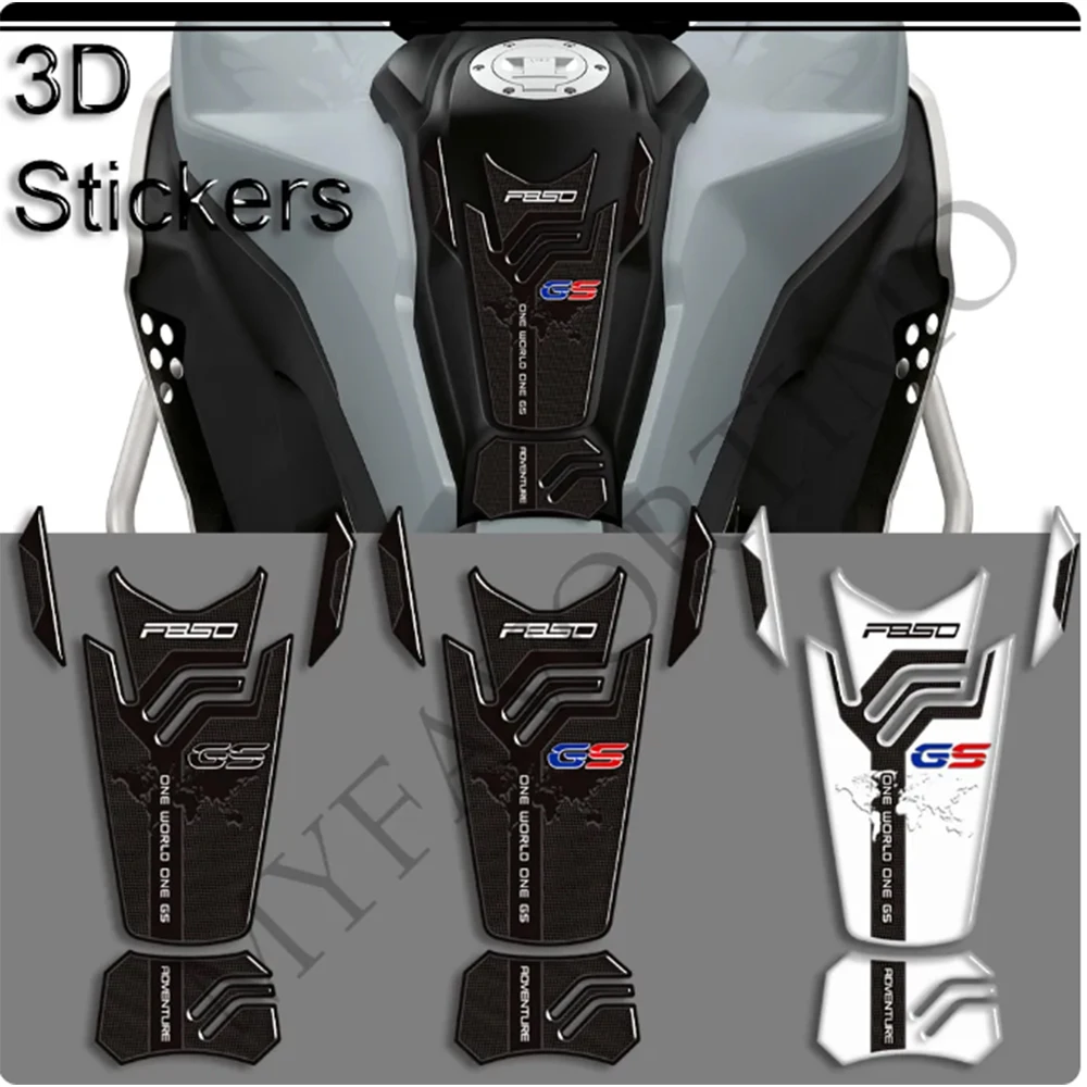 2019 2020 2021 2022 2023 Stickers Protector Tank Pad Grips Gas Fuel Oil Kit Knee For BMW F850GS F850 F 850 GS GSA Adventure