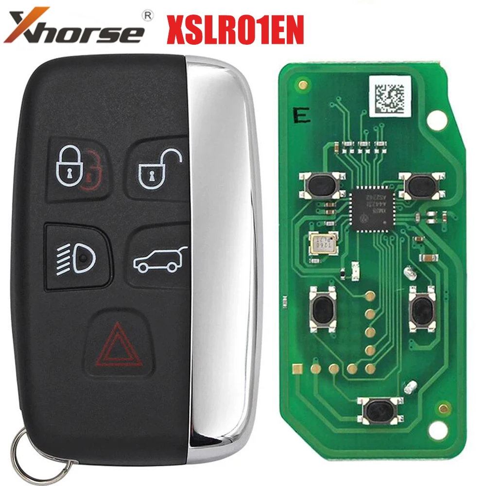 

Xhorse XSLR01EN 5-кнопочный универсальный смарт-ключ XM38 с функцией приближения для VVDI Key Tool, английская версия