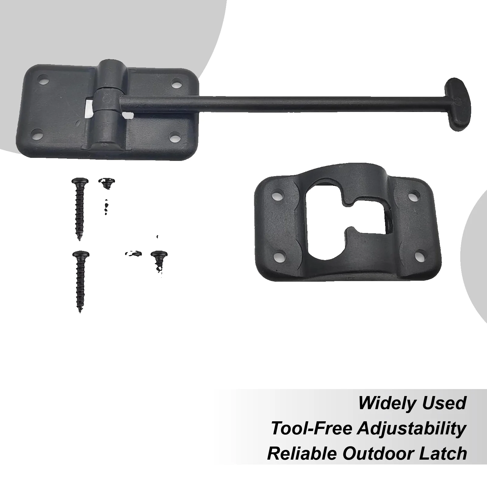 

Дверная защелка для хранения на колесах, универсальный всепогодный матовый болт, детали замка для двери на колесах, замена для путешествий, фургона, кемпинга, интерьера, экстерьера
