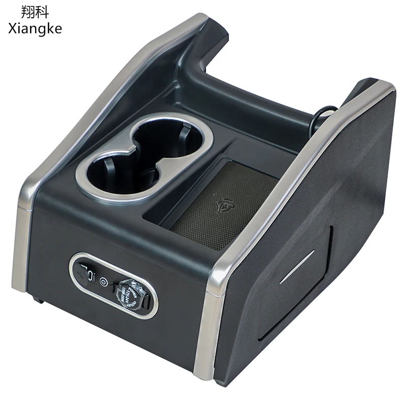 

Equipment Smart Library Suit For Honda N-Box Custom Front Center Armrest Box Car Center Console Storage ABS Cup Holders USB Char