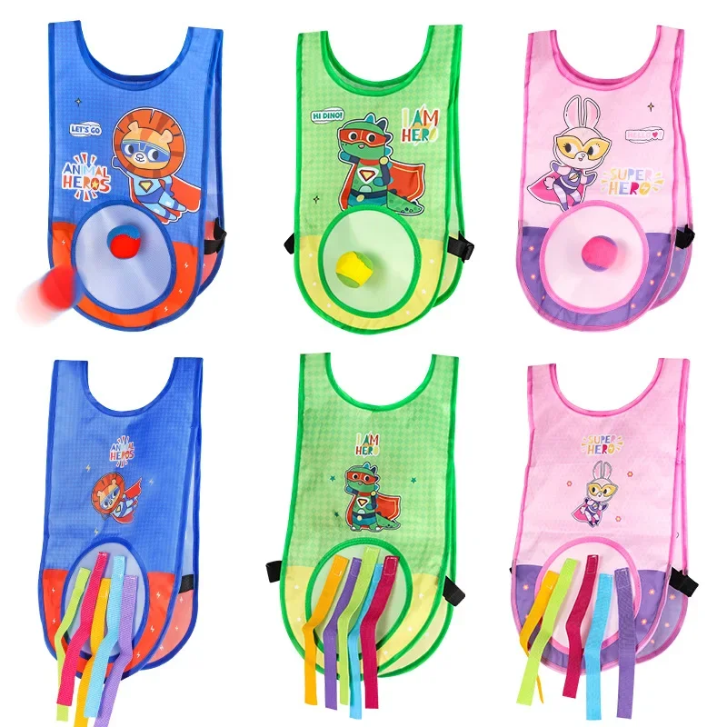 Outdoor Sports Toy Jersey Fabric Props Throw Catch Soft Fleece Balls Safe for Kids Teens Adults Gift Sticky Dodge Ball Game Vest