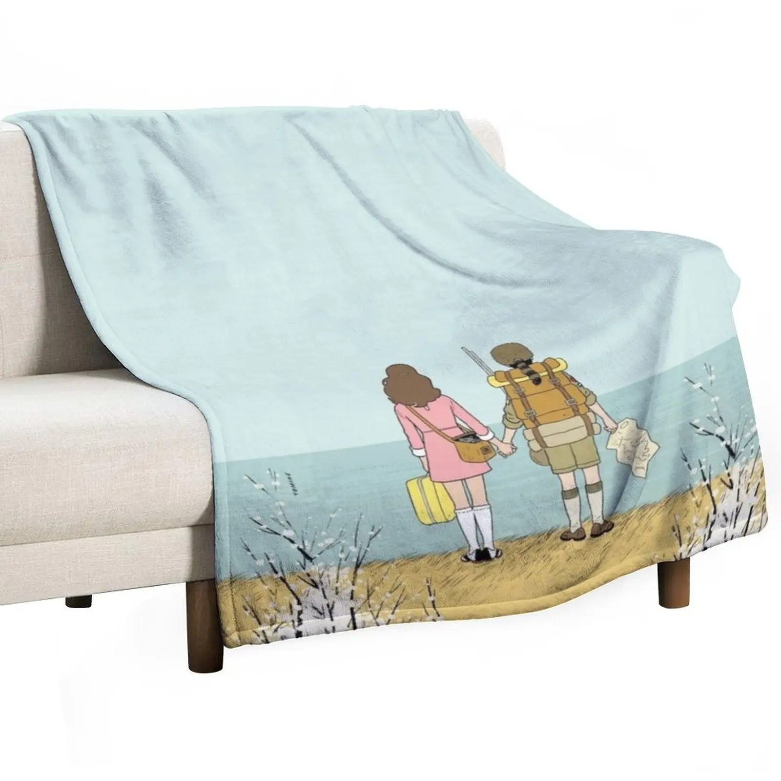 Wes Anderson Movie Throw Blanket cosplay anime Decorative Beds Summer Beddings For Decorative Sofa Blankets