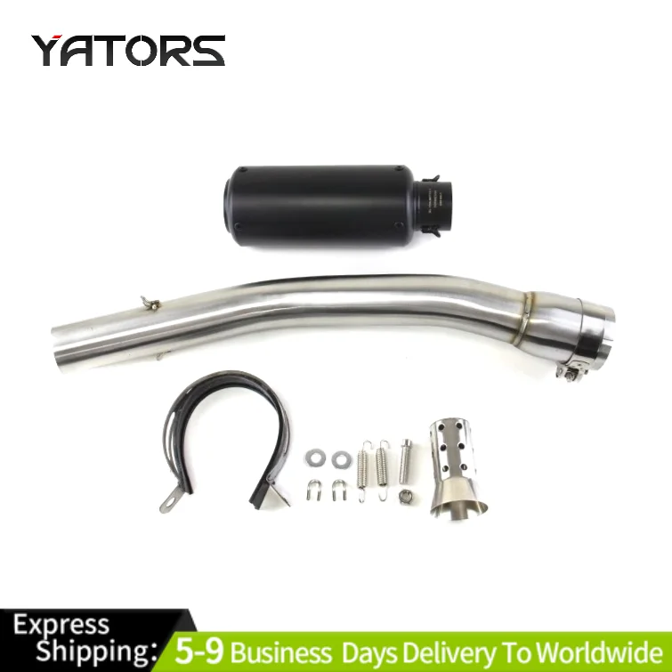 

For Yamaha YZF R1 1998-2003 Mid Exhaust Link Pipe 51mm Muffler Escape Slip On Exhausts Pipes Exhaust Systems