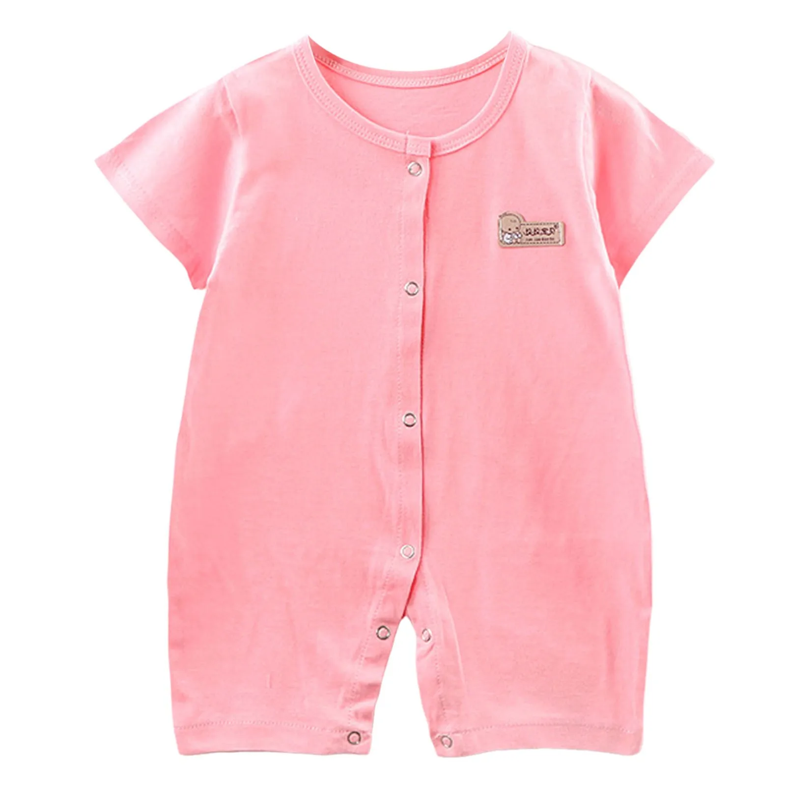 

12 Month Long Sleeve Shirt Baby Suit Newborn Crawling Suit Short Sleeved Thin Coat Infant And Toddler Cotton Bodysuit Boys