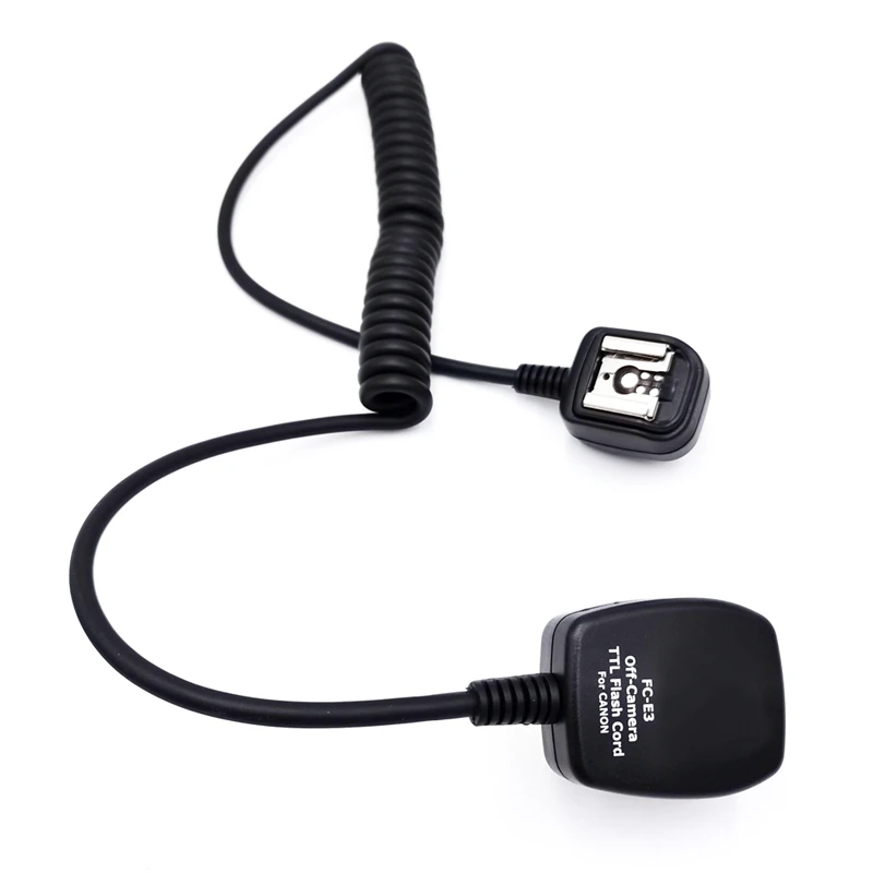1.4m E-TTL FLASH Off Camera Cord Cable Hot Shoe Mount Cord Sync for Canon 600EX II-RT 430EX 580EX II 380EX 90EX 550EX 420 320EX