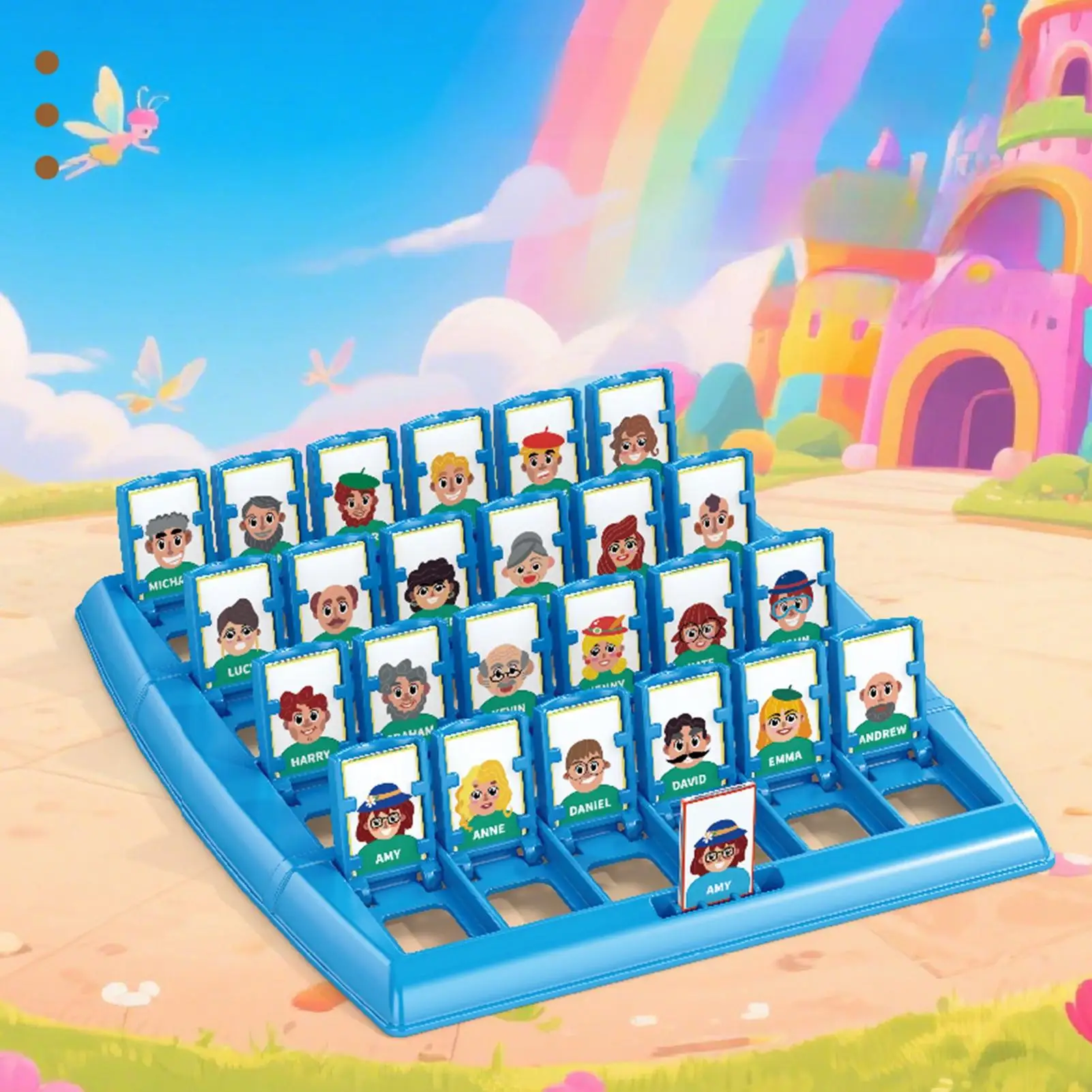 لعبة تخمين من أنا اللوحة بين الوالدين والطفل، لعبة لوحة بطاقات منطق الذاكرة التفاعلية، لعبة تخمين تعليمية للحفلات العائلية