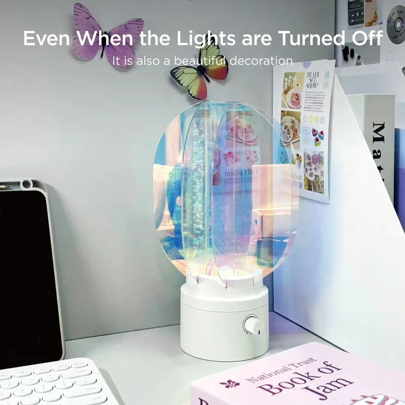 Lampada a LED che cambia colore da sogno portatile in plastica Aurora Light per la camera da letto di casa dell'atmosfera romantica
