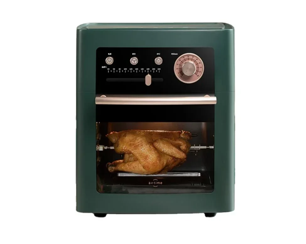 2021 New Design Elegant 15L Air Fryer Oven Green Air Deep Fryer Healthy Hot Air Fryer Ready to Ship