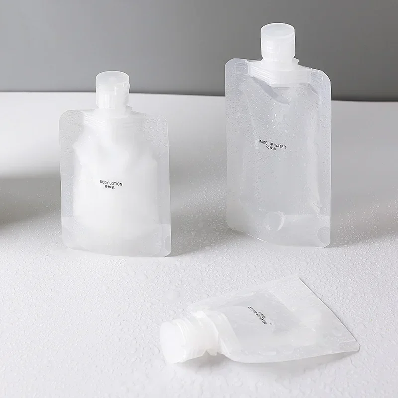 vvocci 30/50/100ML Travel Subpackage Cosmetic 10Pcs Thickened Lotion Shower Gel Shampoo Portable Facial Cleanser