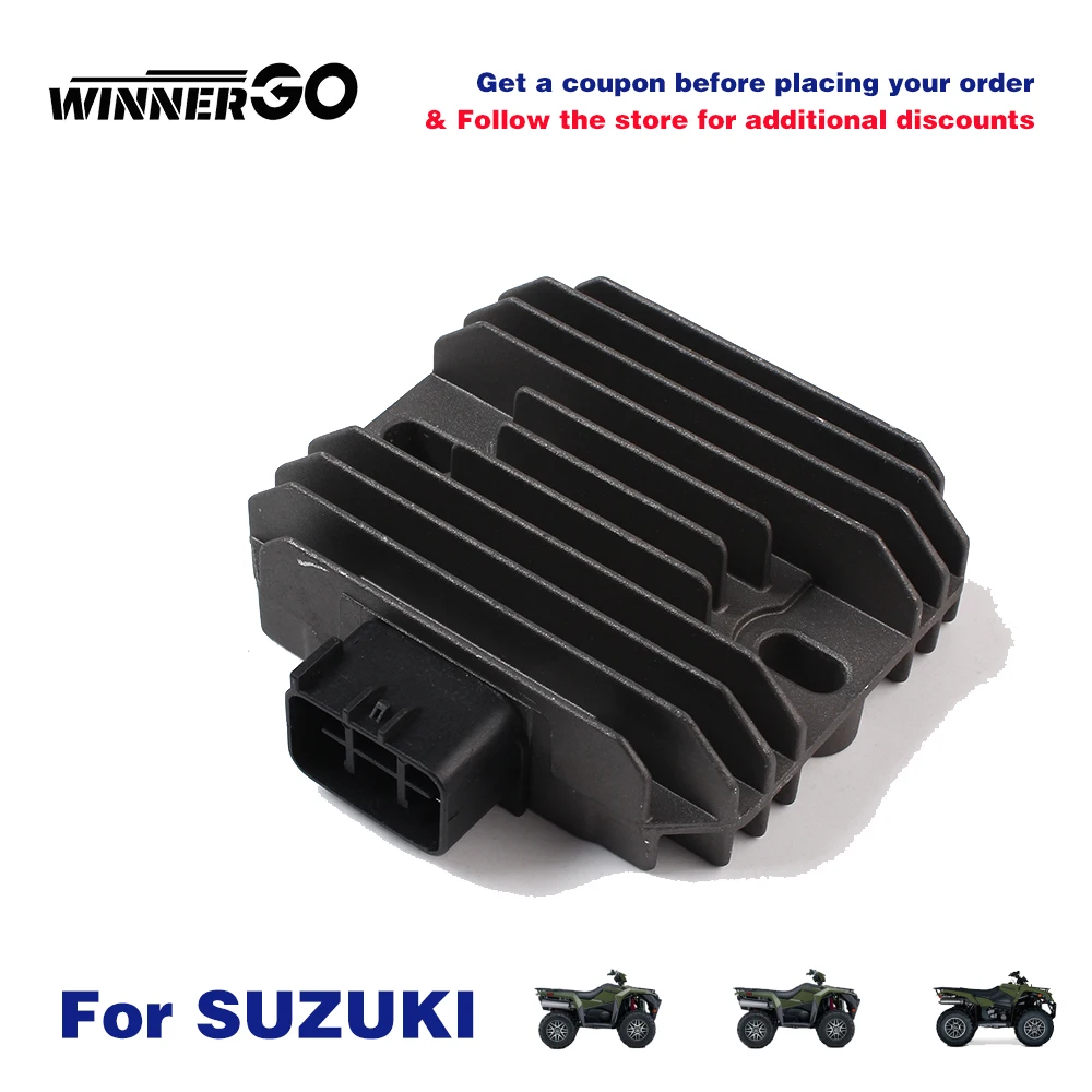 Voltage Regulator Rectifier for Suzuki Ozark 250 LTF250 2x4 Quadsport Z250 LTZ250 VanVan 200 LTR450 Quadracer RMX450 32800-05F20