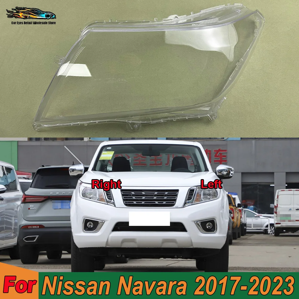 

Headlamp Transparent Lampshade Shell Masks Headlight Cover Lens Plexiglass For Nissan Navara 2017 2018 2019 2020 2021 2022 2023