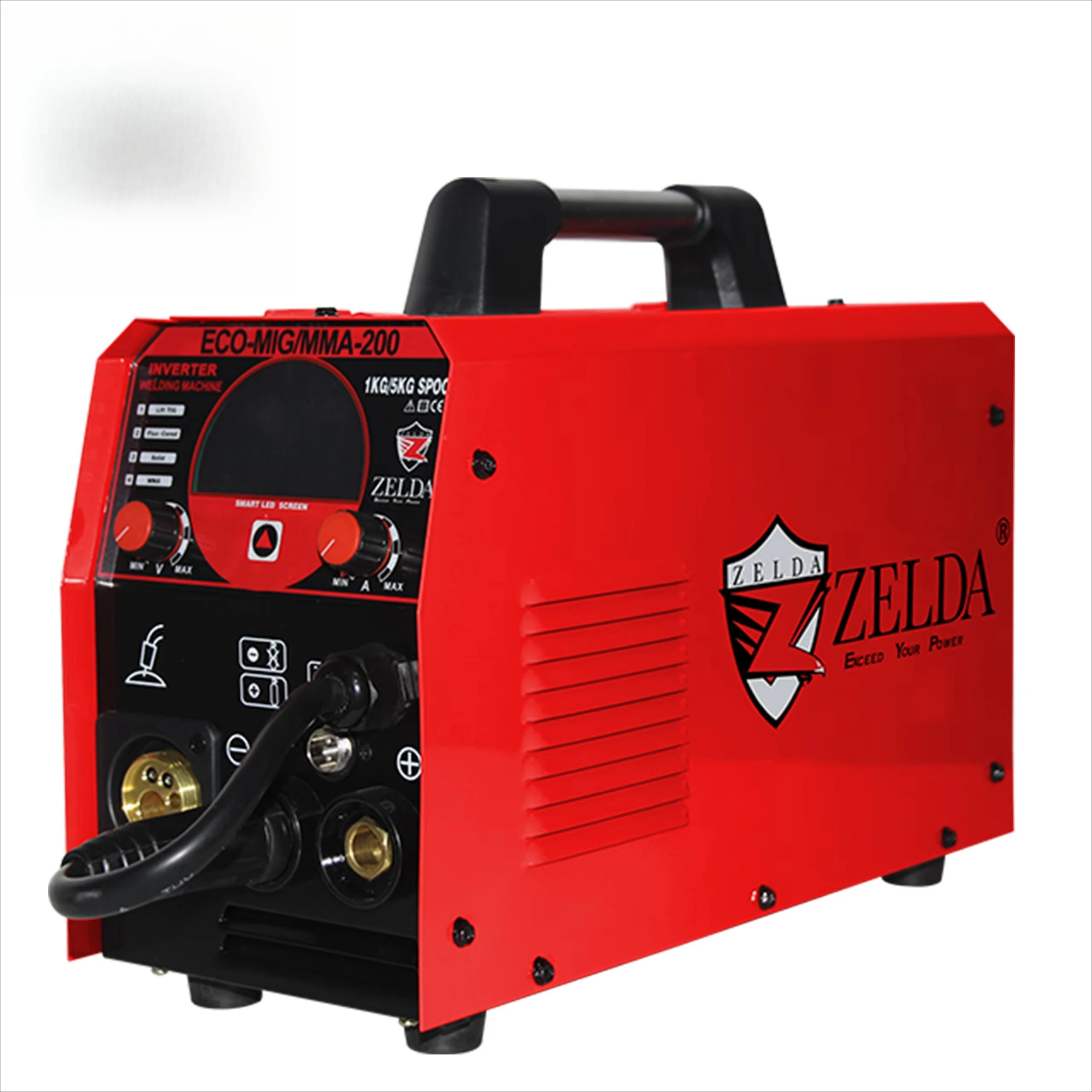 

MIG 200A GAS GASLESS CO2 MIG WELDING MACHINE 4 in 1 MAG MMA MIG LIFT TIG WELDER