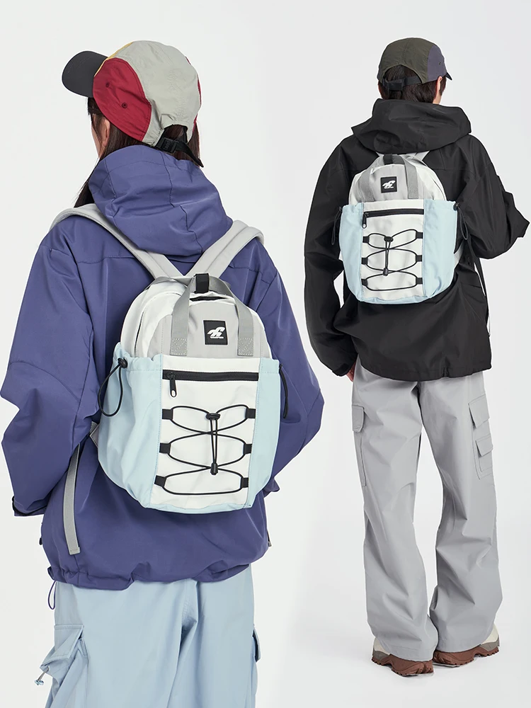 

VAOPER 2024 New Lightweight Backpack Unisex Travel Dual Shoulder Bag Simple Match Student Travel Bag Soft British Style Nylon