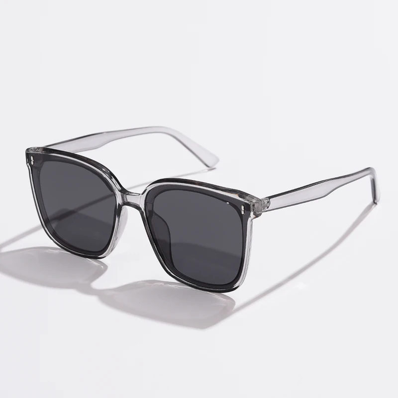 Moda óculos de sol feminino masculino estilo na moda óculos de sol quadrados proteção uv400 streetwear eyewear