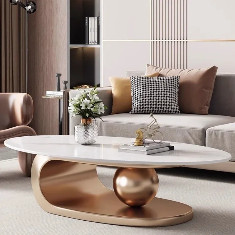 

Light Luxury Italian Side Table Aesthetic Simple Designer Unique Modern Coffee Table Standing Entrance Kaffee Tische Furniture