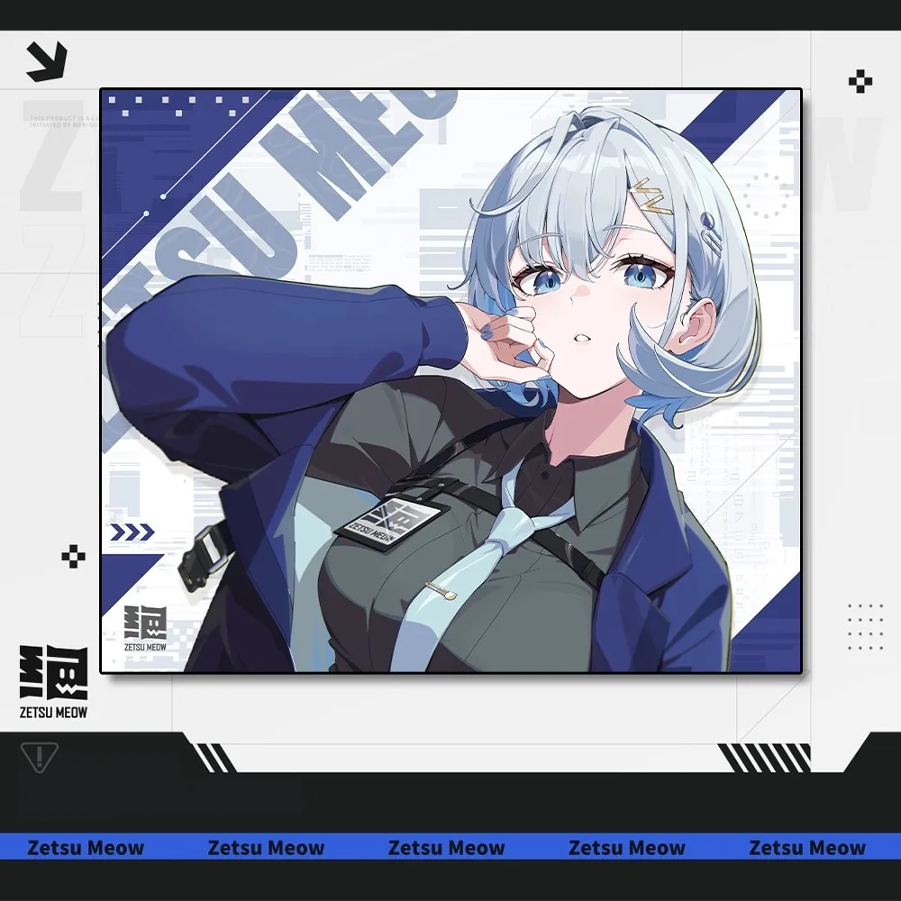 

ZetsuMeow Коврик для мыши Синий Белый Коврик для мыши Мягкий fps Килимок для киберспорта и игрового стола 4 мм Индивидуальный большой коврик для мыши Аксессуар для ПК Подарок