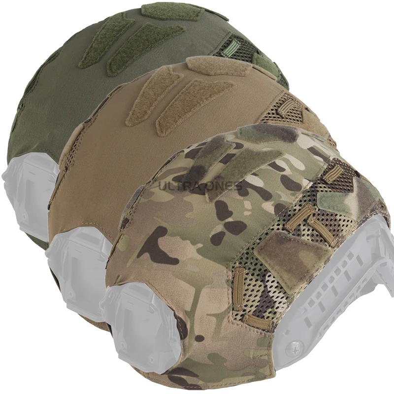 Funda elástica camuflaje para casco táctico FAST SF corte alto - imagen 2