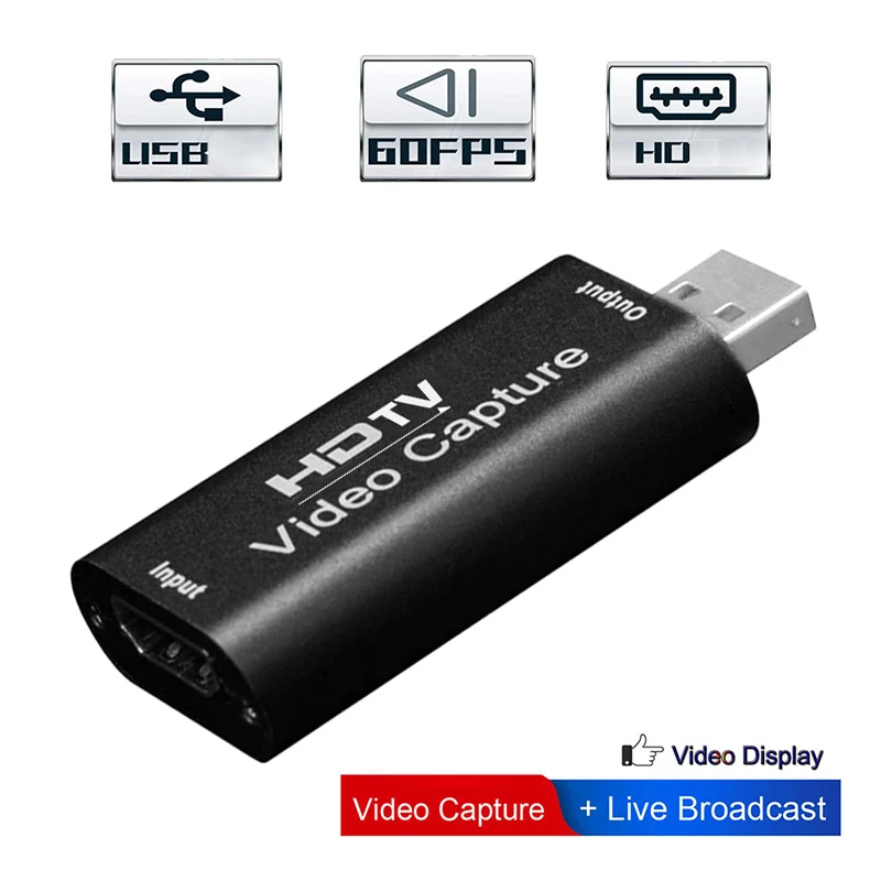 

Карта видеозахвата 4K USB 2.0 1080P USB 2.0 HDTV Game Grabber Box для PS4 DVD Камера ПК Запись Placa De Video Прямая трансляция