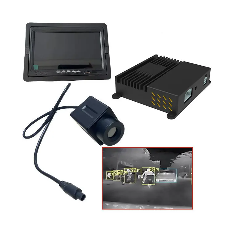 

IP67 Waterproof GPS Avoid Obstacles Vision System Driving Imaging Thermal Infrared Auto Car Night Vision Thermal Camera For Cars