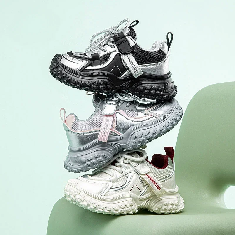 

Spring Children's Sports Shoes Mesh Breathable Girls' Running Shoes Fashion Brand Lightweight Comfortable Kid's Casual Sneakers
