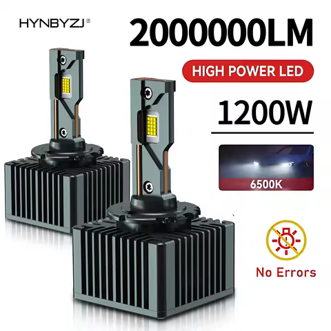 2pcs D1S D3S LED Car Headlights Bulbs D2R D2S D4R D4S D5S D8S Turbo Lights 6000K 1200W Auto Lamp Plug&amp;Play HID Conversion Kit