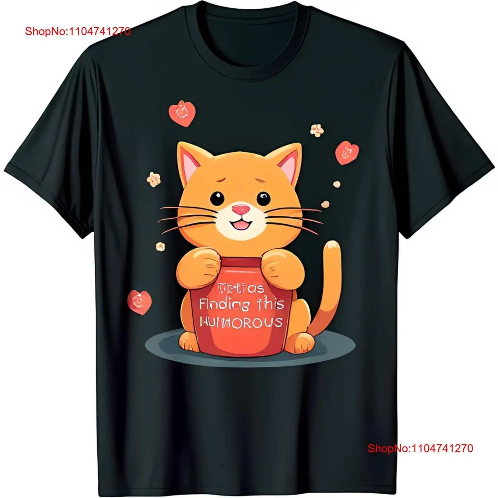 

Причудливая черная футболка с милым кошачьим сердечком для влюбленных, винтажный стираный топ для повседневной носки, мягкая повседневная дизайнерская одежда