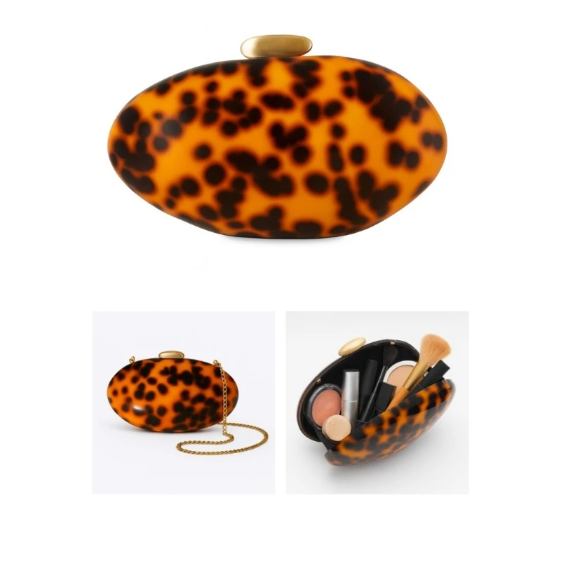 

H3CB Fashion Geometric Pattern Acrylic Evening Bag Wedding Party With Detachable Shoulder Strap Lightweight Handheld Purse