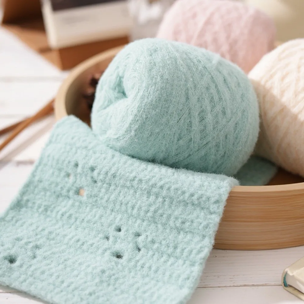 100 جرام جديد رقيق الموهير الغزل بلون لينة وشاح محبوك الغزل DIY بها بنفسك متوسطة سميكة غزل القطن الكرة المنسوجة غزل الكروشيه #1