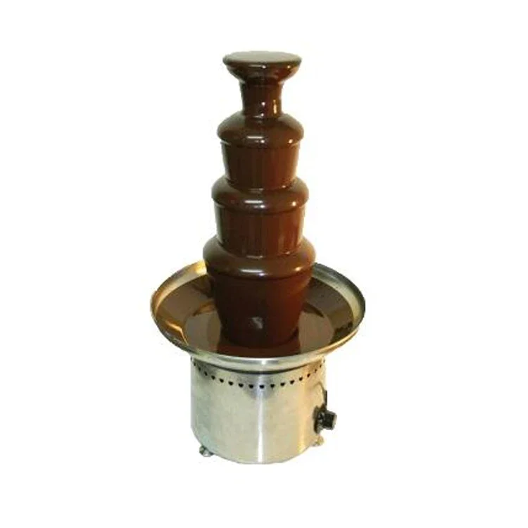 6 layer Stainless steel commercial cascading chocolate fountain chocolate fondue fountain for party