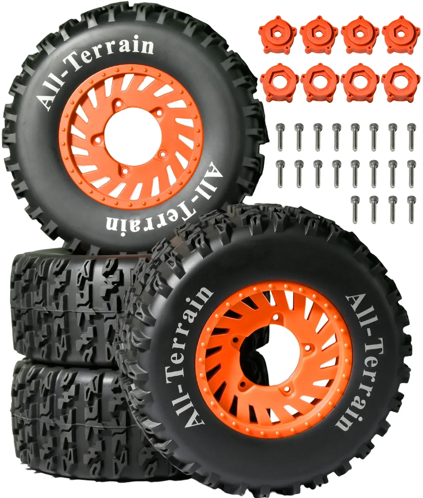 RC Short Course Truck Wheels 12  17mm Hex for 1/8 1/10 Scale RC Car Truck Monster ARRMA Trxs Slash HPI VKAR Redcat HSP