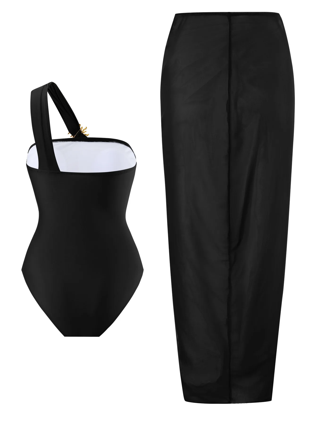 Costume da bagno intero estivo tinta unita Top a tubo Costume da bagno da donna sexy stile spiaggia Abito da donna