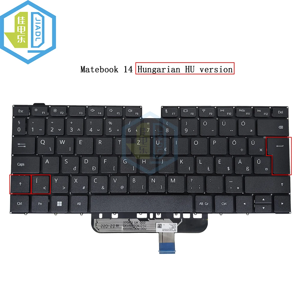 

MagicBook 15 SW GR HU Swiss German Hungary Laptop Keyboard For Huawei Boh-WAQ9HNL Boh-WAQ9HNR Boh-WAP9HNR Boh-WAH9HNP Boh-WAE9HN