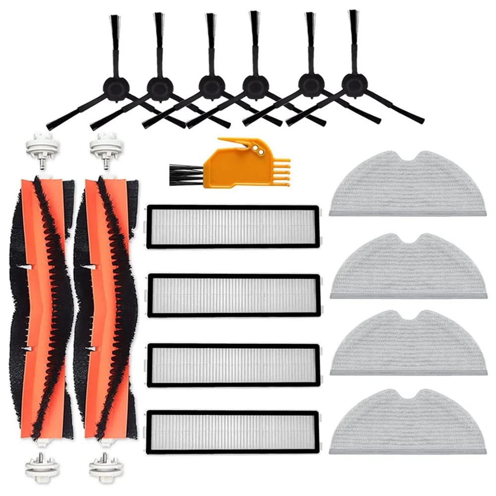 Piezas de repuesto FZFZ para accesorios para aspiradoras Dreame D9 D9 Max L10 Pro, cepillos principales, cepillos laterales, filtros, toallitas