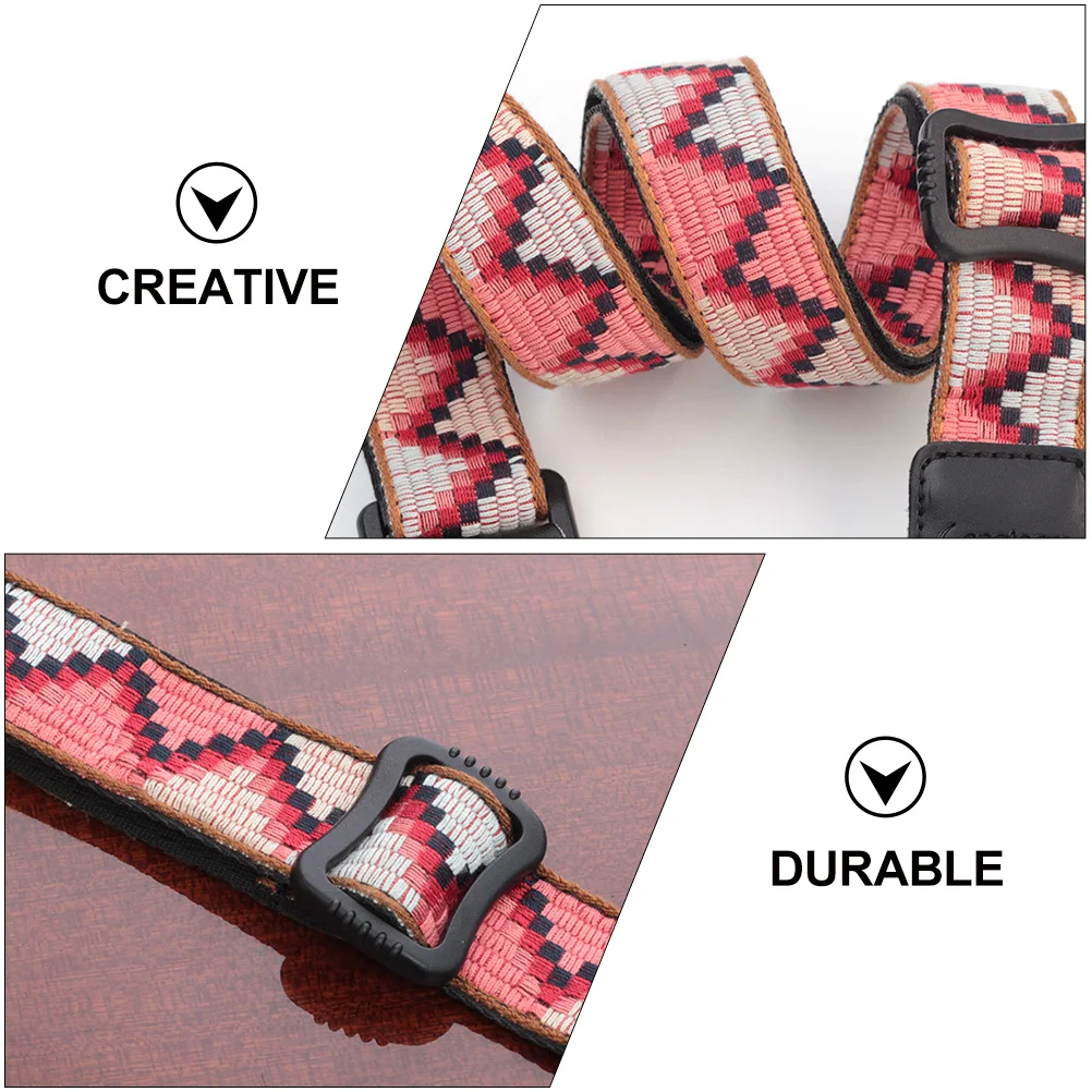 

Ukulele Strap Woven Belt Watch Adjustable Bohemian Style for Nylon Tail Nail Child