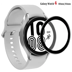 Soft Glass For Samsung Galaxy Watch 4 44mm 40mm 3D HD All-around Protector Galaxy Active 2/Watch4 Screen Protector Film