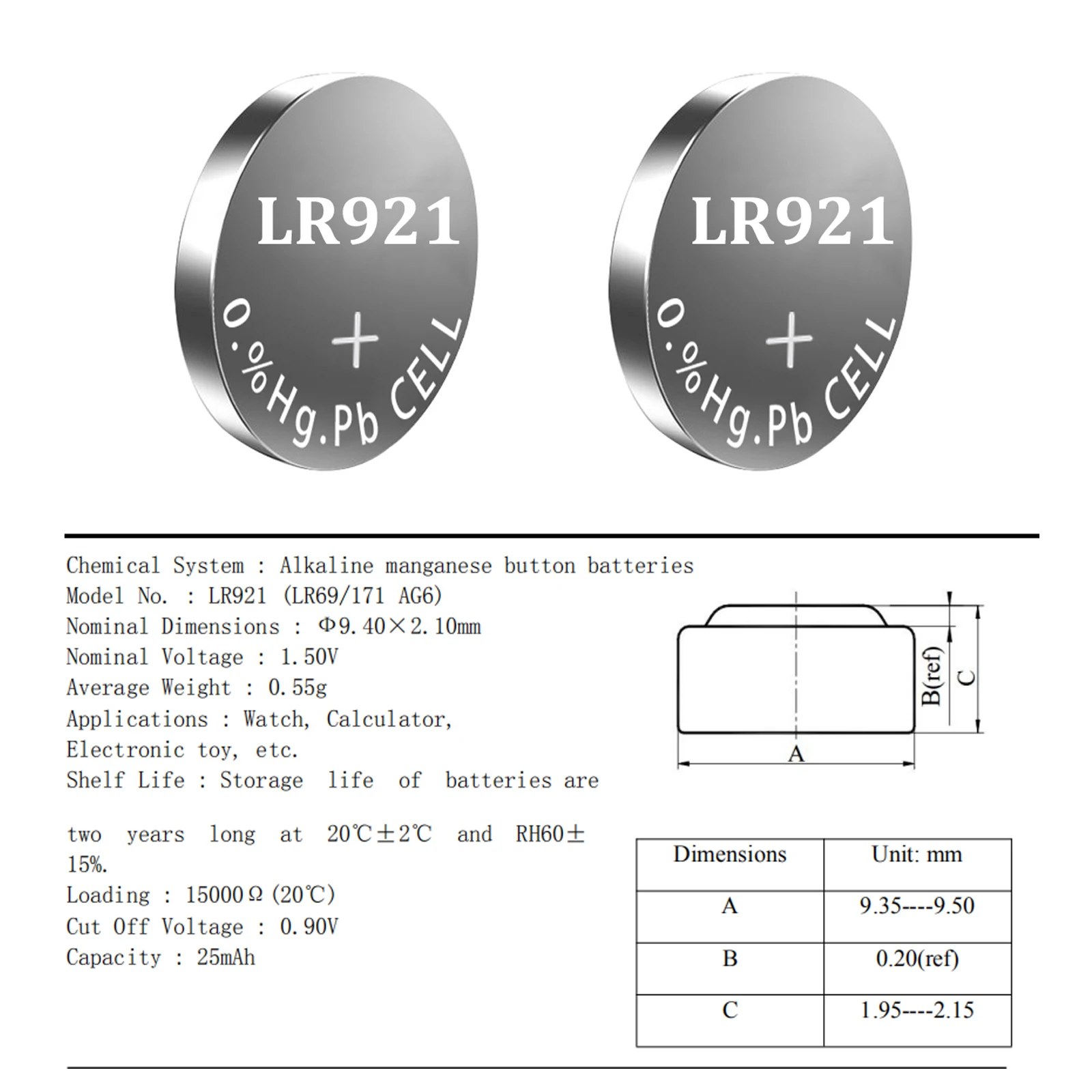 10PC/20PC AG6 371 SR920W AG6 920 LR920 LR69 171 370A 371A SR626SW 1.5V przycisk monety komórek zegarek baterie do zegarków kalkulator