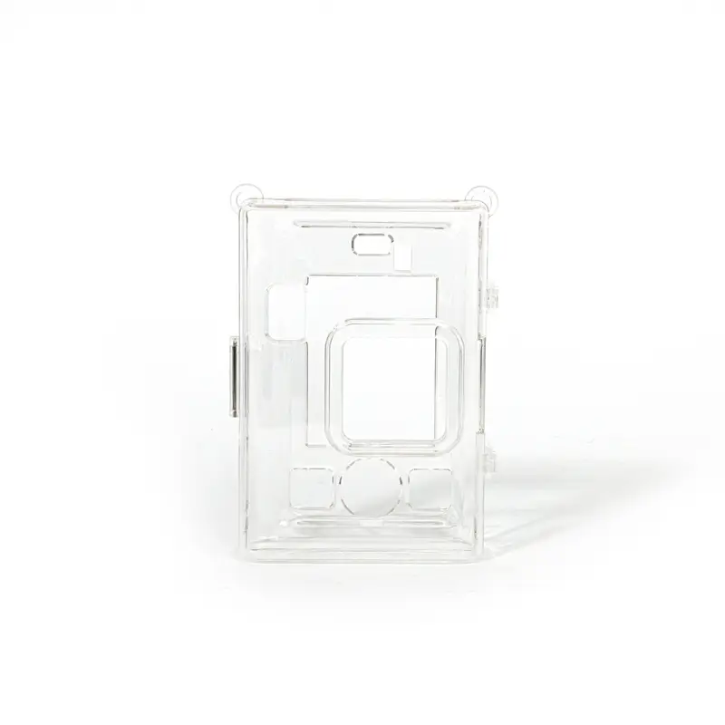 Protective Cover for Instax Mini liplay+Camera Transparent Storage Case,Crystal Protective Case Anti scratch with Lanyard(black) - Image 8