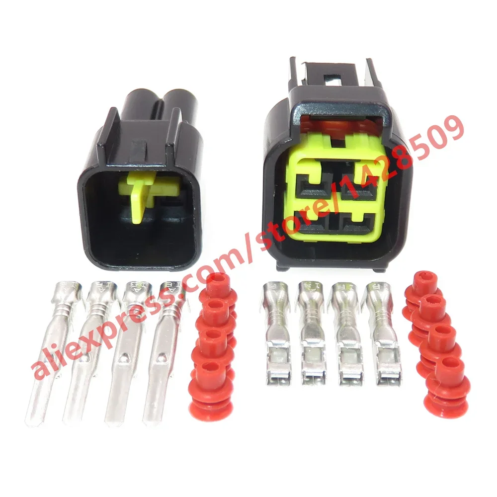 1 Pcs 4 Pin 2.3 Series Car Sealed Electric Plastic Housing Connector Auto Accessories Wire Harness Male Female Socket