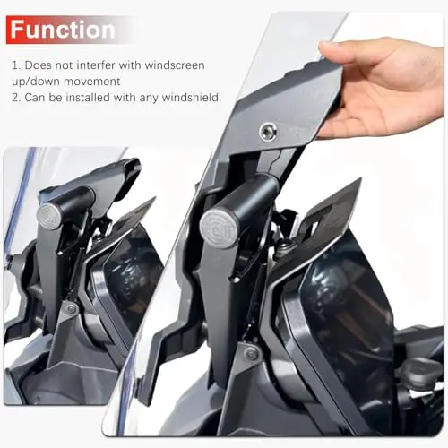 22mm Motorcycle GPS Phone Navigation Mount For Yamaha Tracer 9 2025 2026 Steel Shockproof Front Extension Navigation Bracket