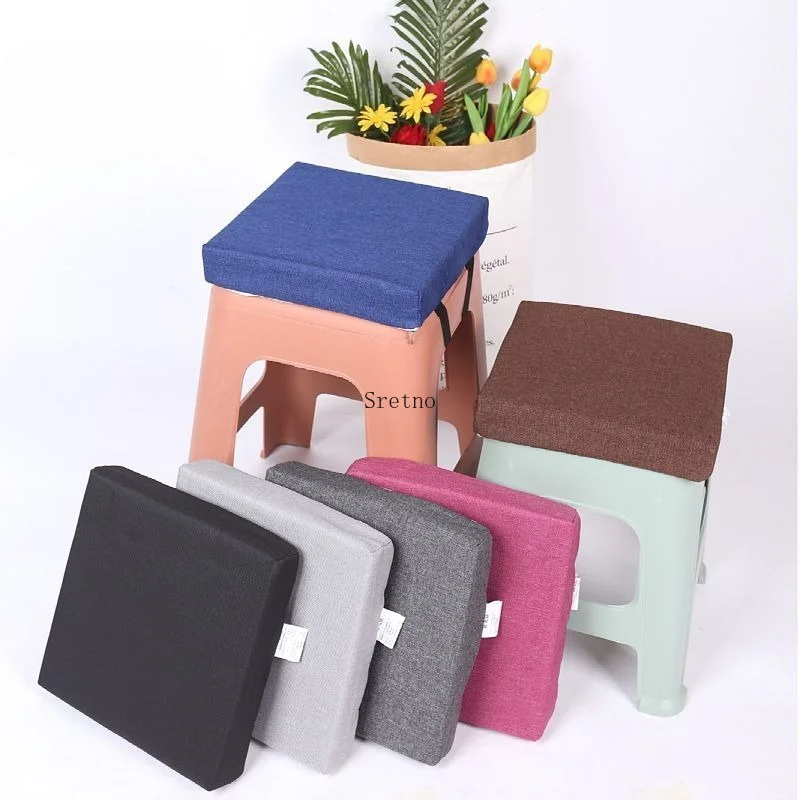 Square Latex Office Chair Cushions,Breathable Anti-Slip Office Chair Mat Hip Support for Students,Support Customization cojines