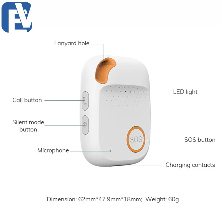 Rastreador GPS Personal para niños, dispositivo de seguimiento para niños, botón de pánico, GSM, Eview