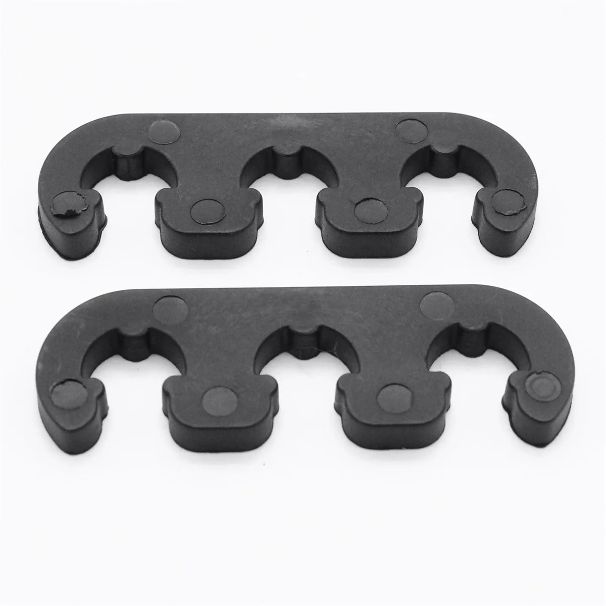 Universal 7mm 8mm for Spark Plug Wire Separator Divider Loom Ignition Lead Wire Divider Separator Loom Clip Black