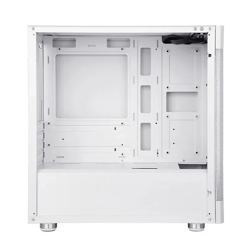 Suitable for Easy Master S1 black and white small chassis/panoramic glass side through/support MATX main board