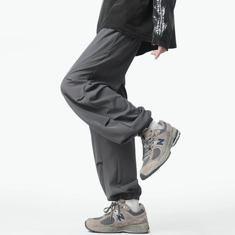 2024 Streetwear Hip hop Joggers Pants Men Loose Harem Pants Ankle Length Trousers Sport Casual Sweatpants White Techwear M-2XL