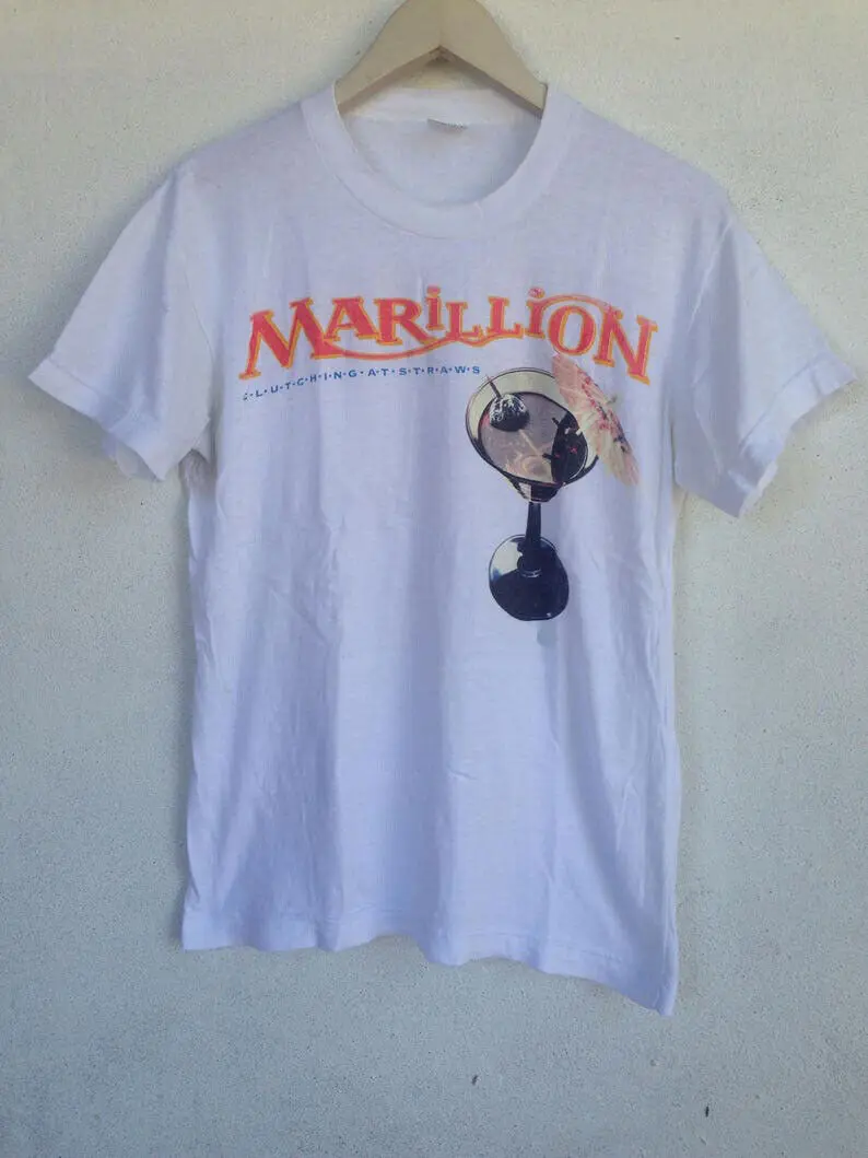 Remake 80s Marillion British rock band 1987 tshirt S-4XL TE6756