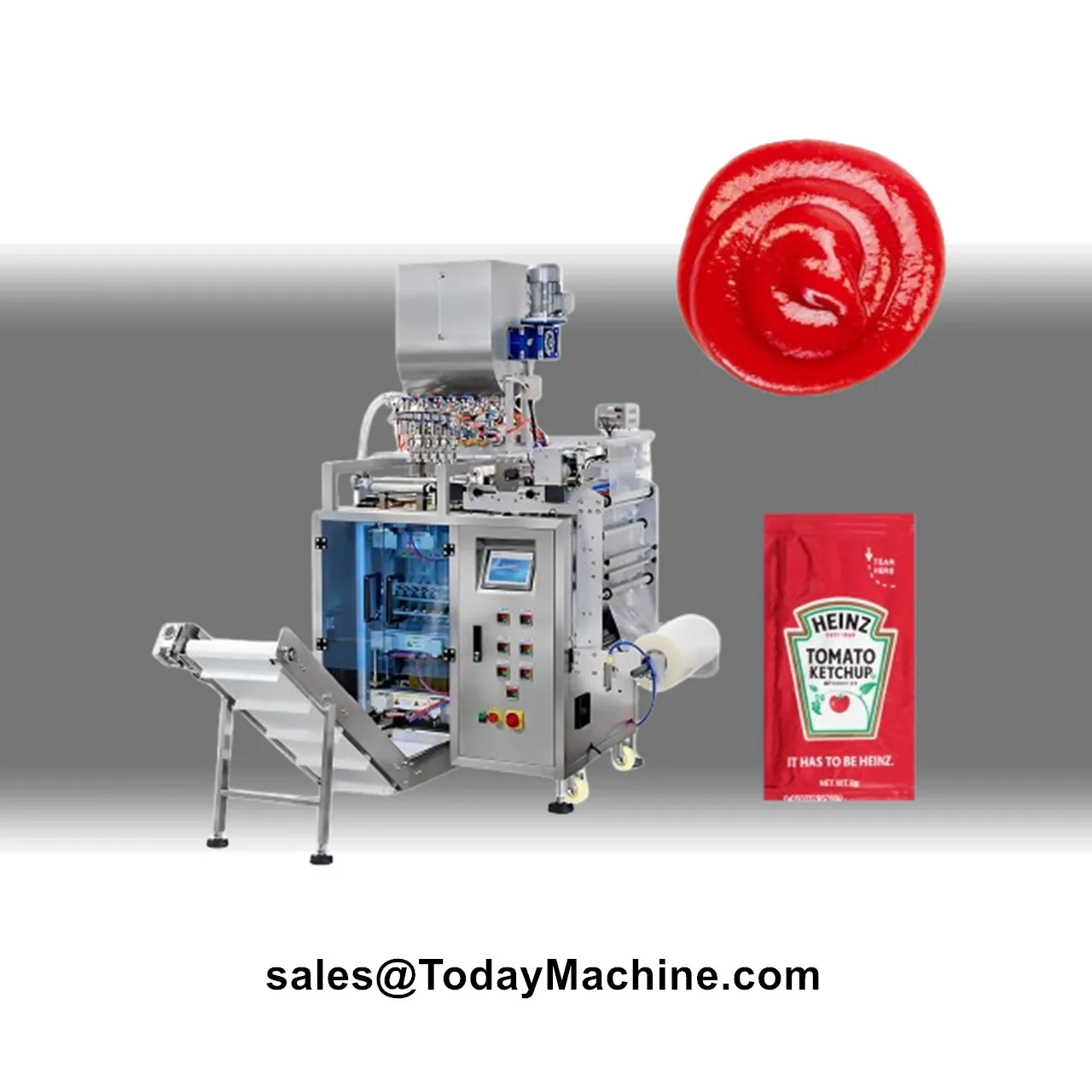 Automatic Multi Lanes Liquid Stick Sachet Packing Jelly Filling Sealing Packaging Machine