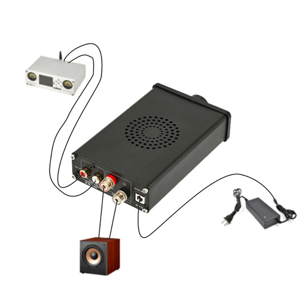 AIYIMA-مضخم طاقة رقمي ، مضخم صوت TPA3255 ، مضخم صوت أحادي من الفئة D ، مكبر صوت ، مضخم صوت منزلي ، 600 واط