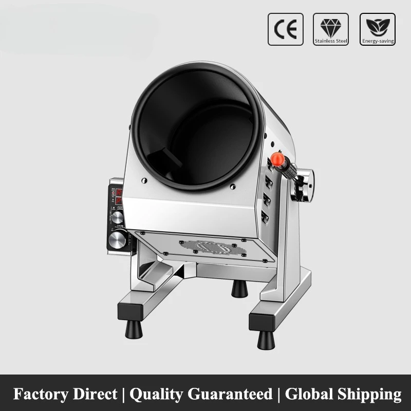 3500W Electric Stir Fryer Automatic Fried Rice Rotating Wok Cooking Restaurant Food Cooker Pot Kitchen Machine Equipment